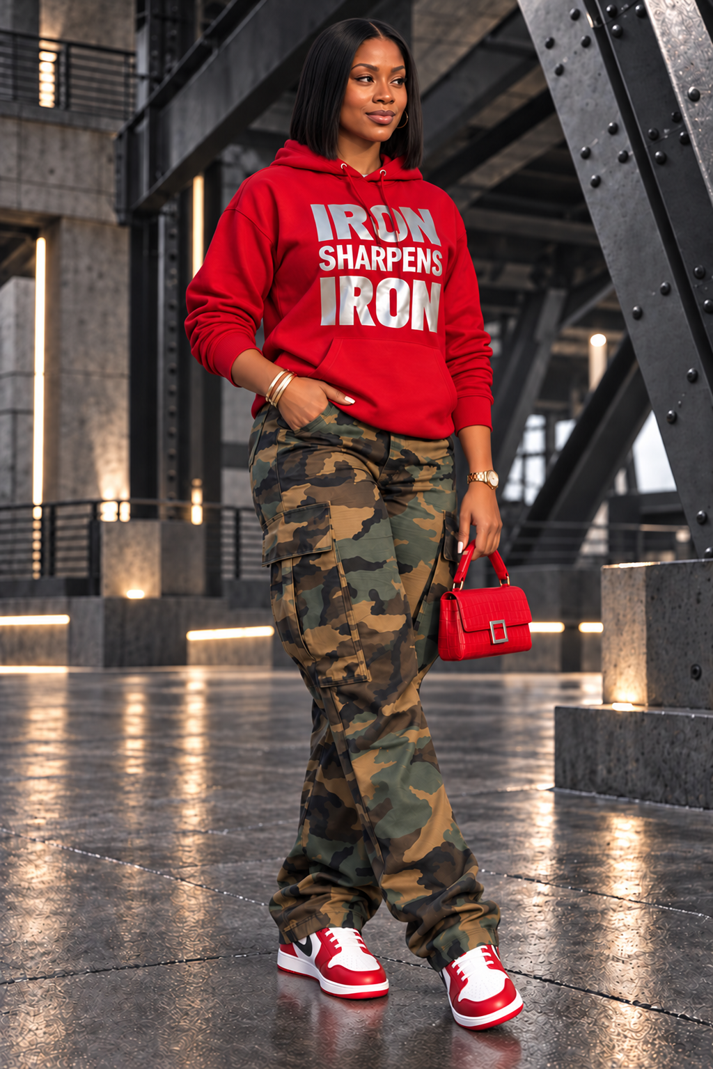 IRON SHARPENS IRON FAITH BASED HOODIE
