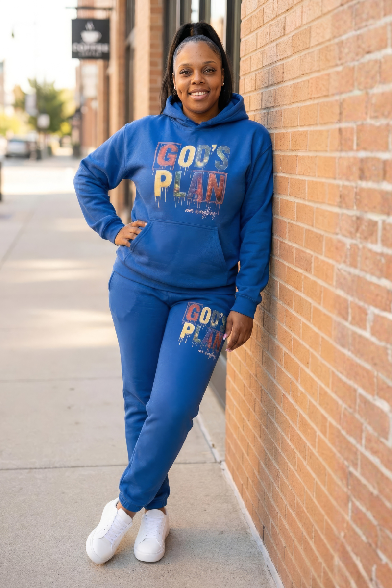 GOD'S PLAN SWEATSUIT- Colorful Edition