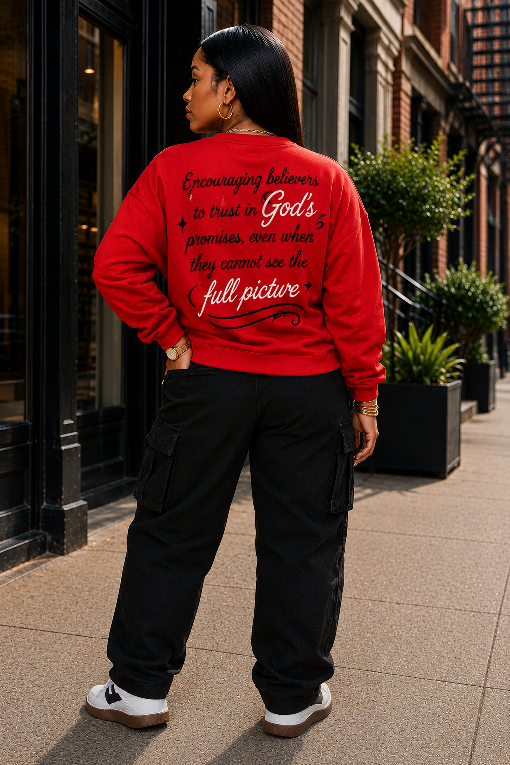 ENCOURAGING BELIEVERS CREWNECK SWEATSHIRT
