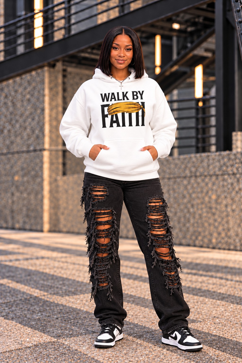 WALK BY FAITH HOODIE - THE LO