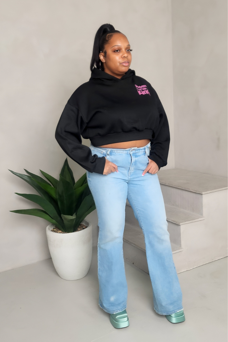 DK Crop Top Hoodie