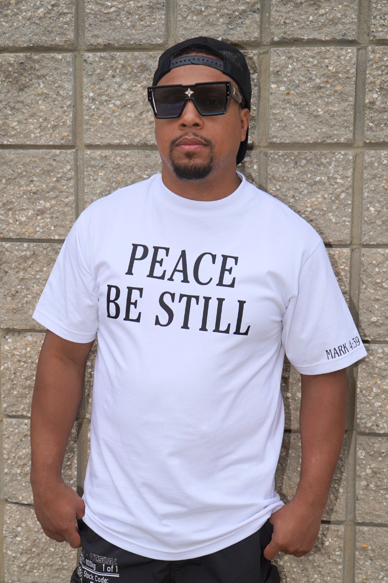 PEACE BE STILL T-SHIRT [MARK 4:39]