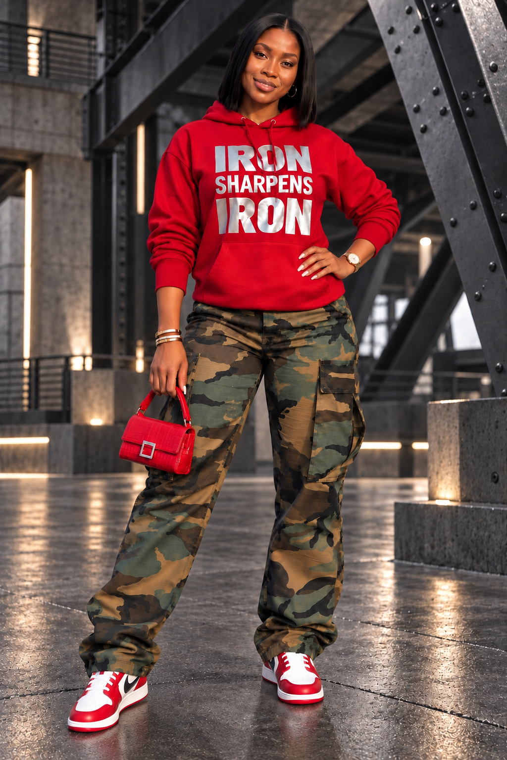 IRON SHARPENS IRON FAITH BASED HOODIE
