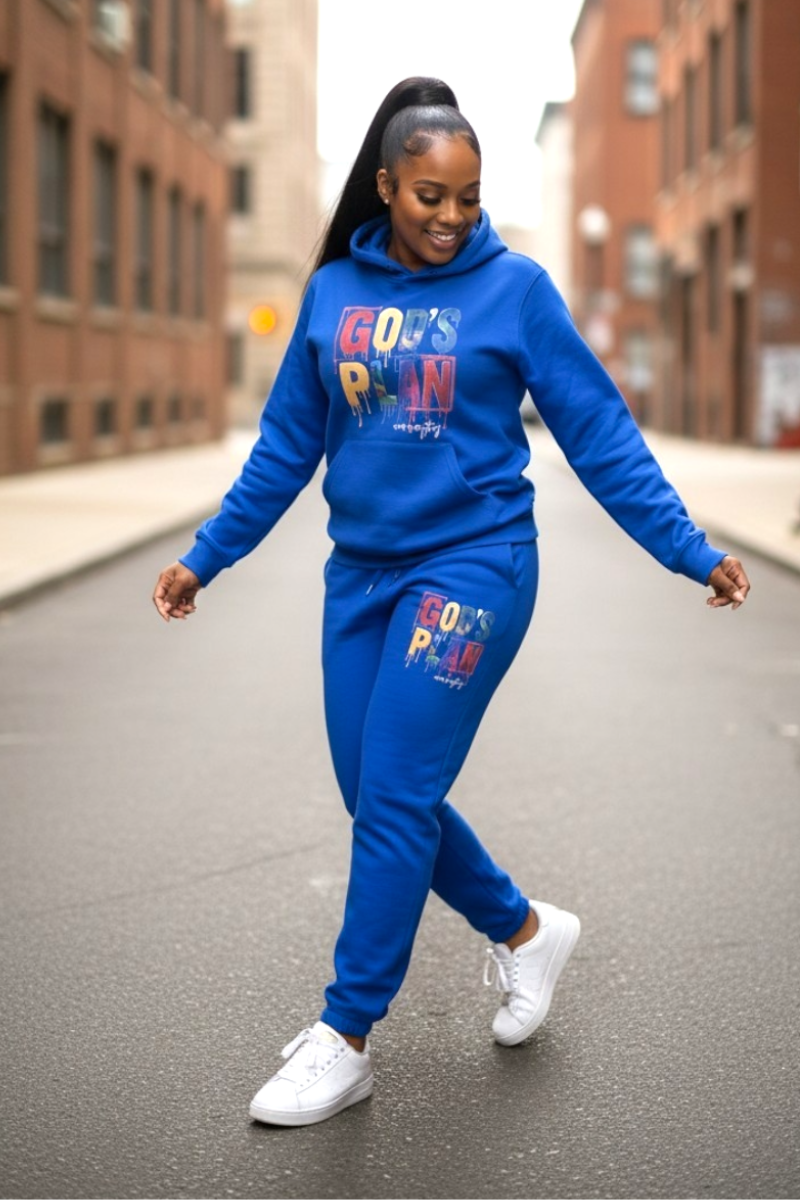 GOD'S PLAN SWEATSUIT- Colorful Edition