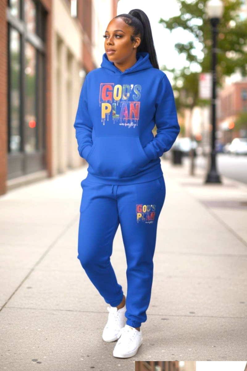GOD'S PLAN SWEATSUIT- Colorful Edition