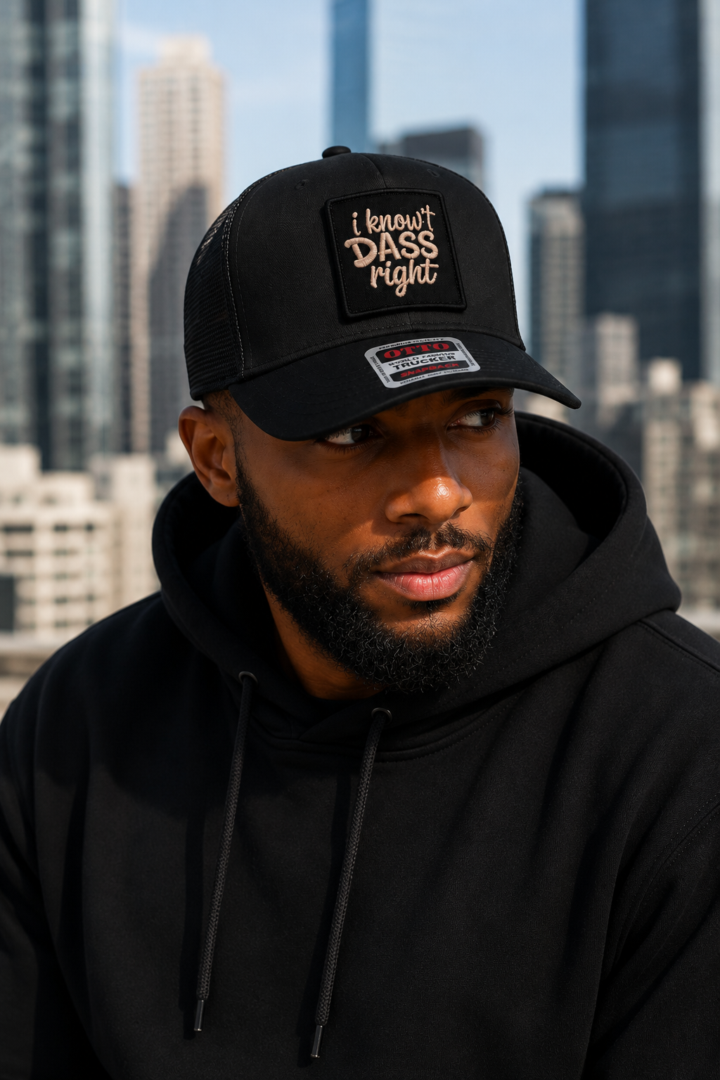 IKDR SIGNATURE BLACK SNAPBACK