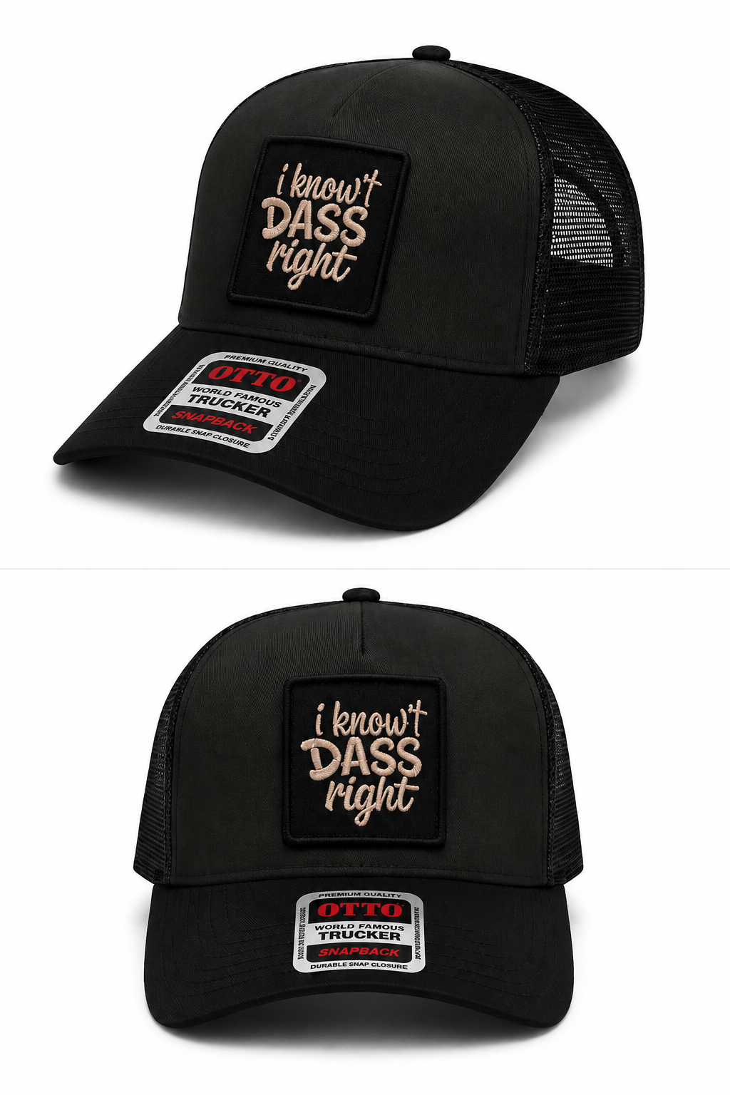 IKDR SIGNATURE BLACK SNAPBACK