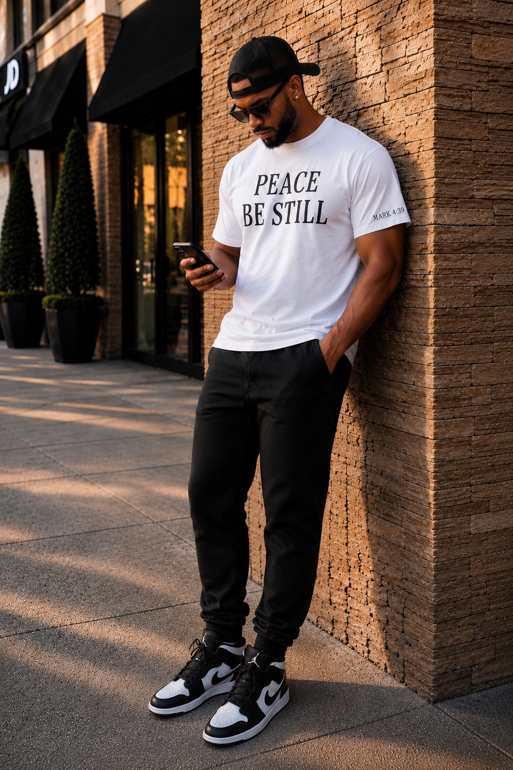 PEACE BE STILL T-SHIRT [MARK 4:39]