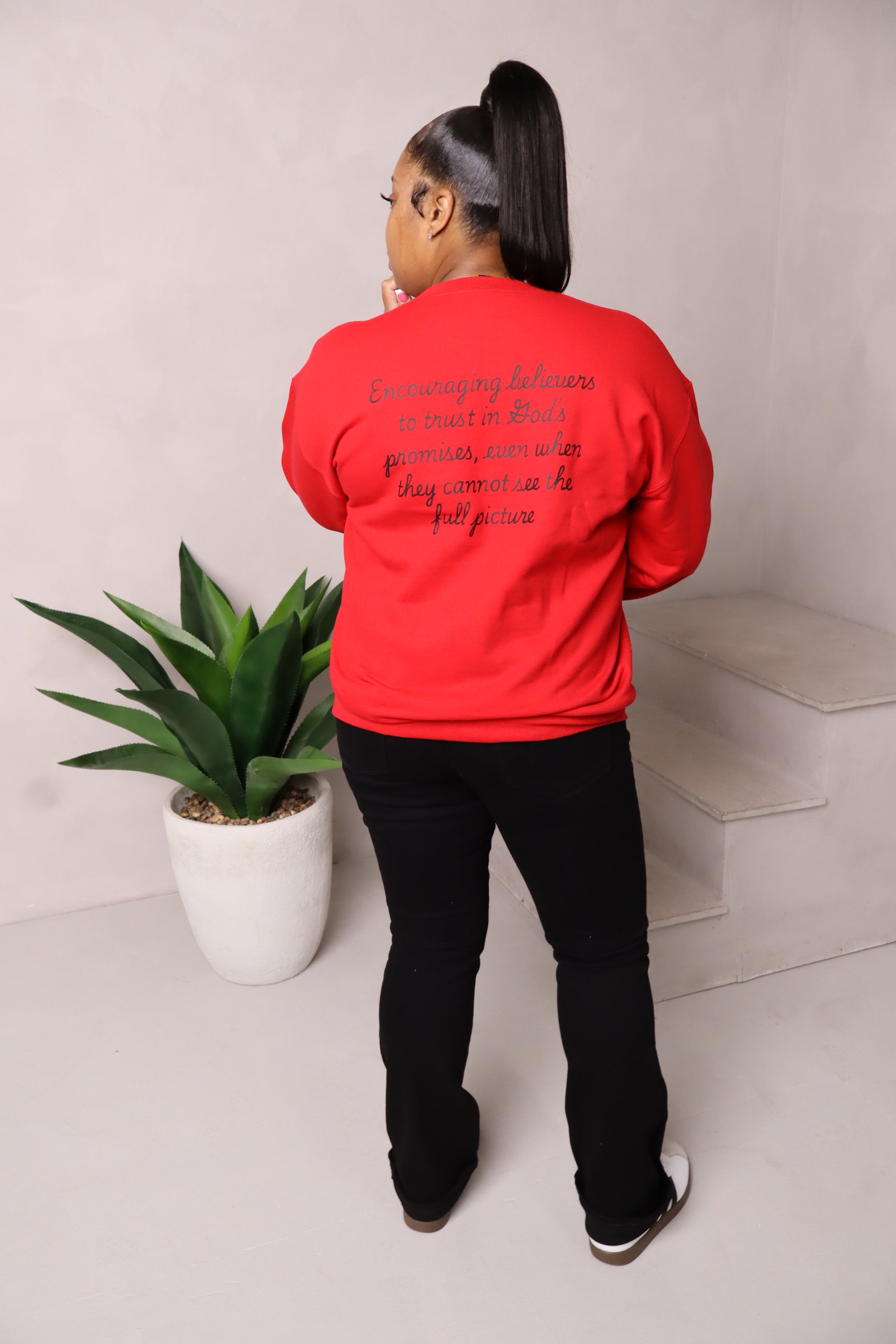 ENCOURAGING BELIEVERS CREWNECK SWEATSHIRT