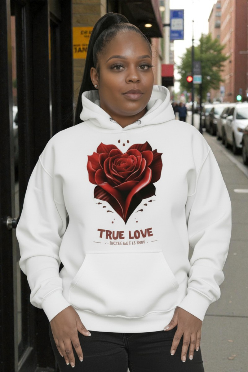 TRUE LOVE THE ROSE HOODIE
