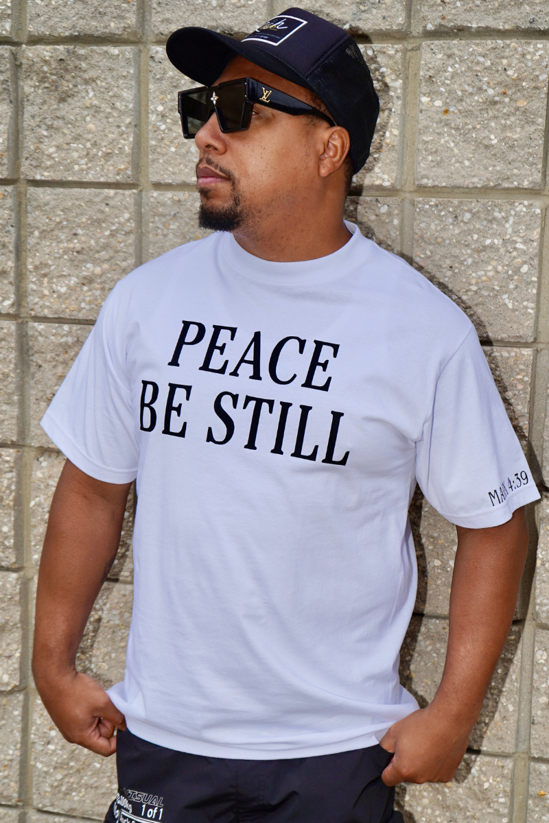 PEACE BE STILL T-SHIRT [MARK 4:39]
