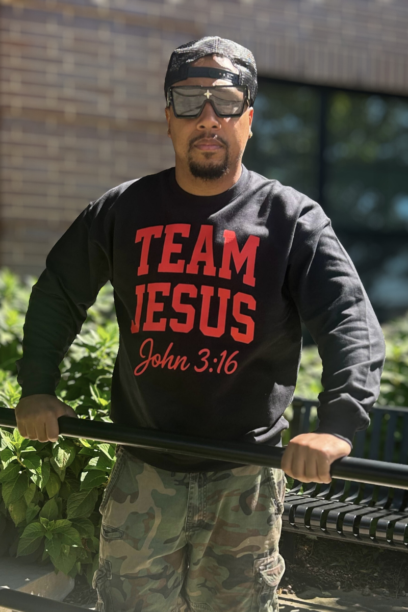 TEAM JESUS Crew Neck Sweatshirt