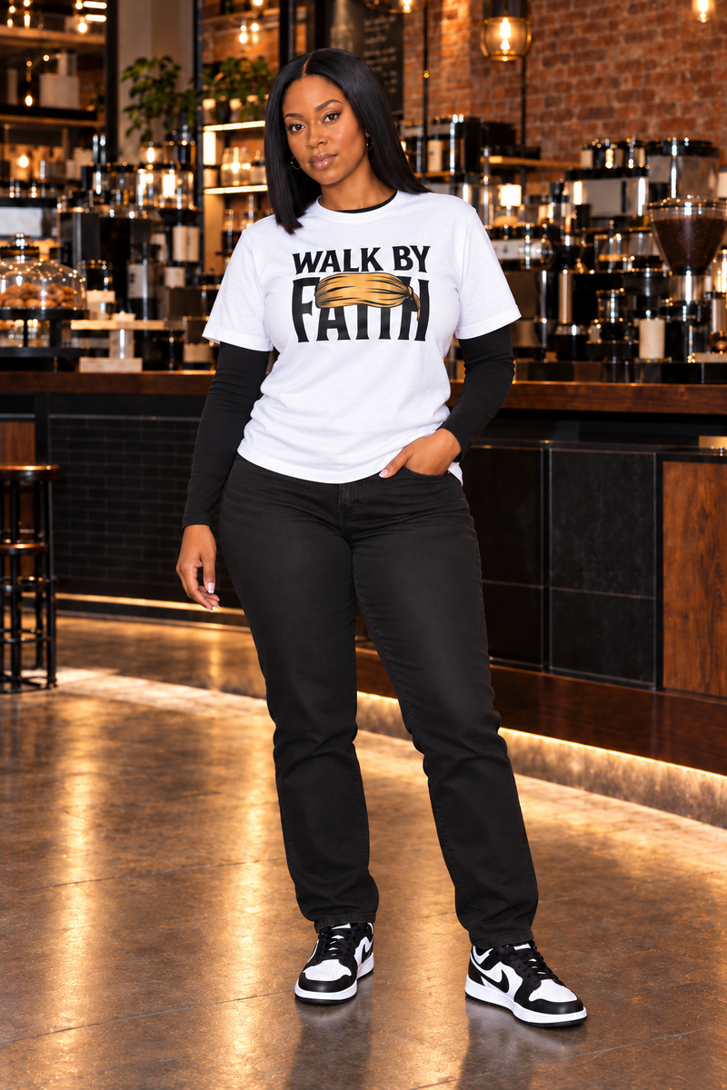 WALK BY FAITH T SHIRT