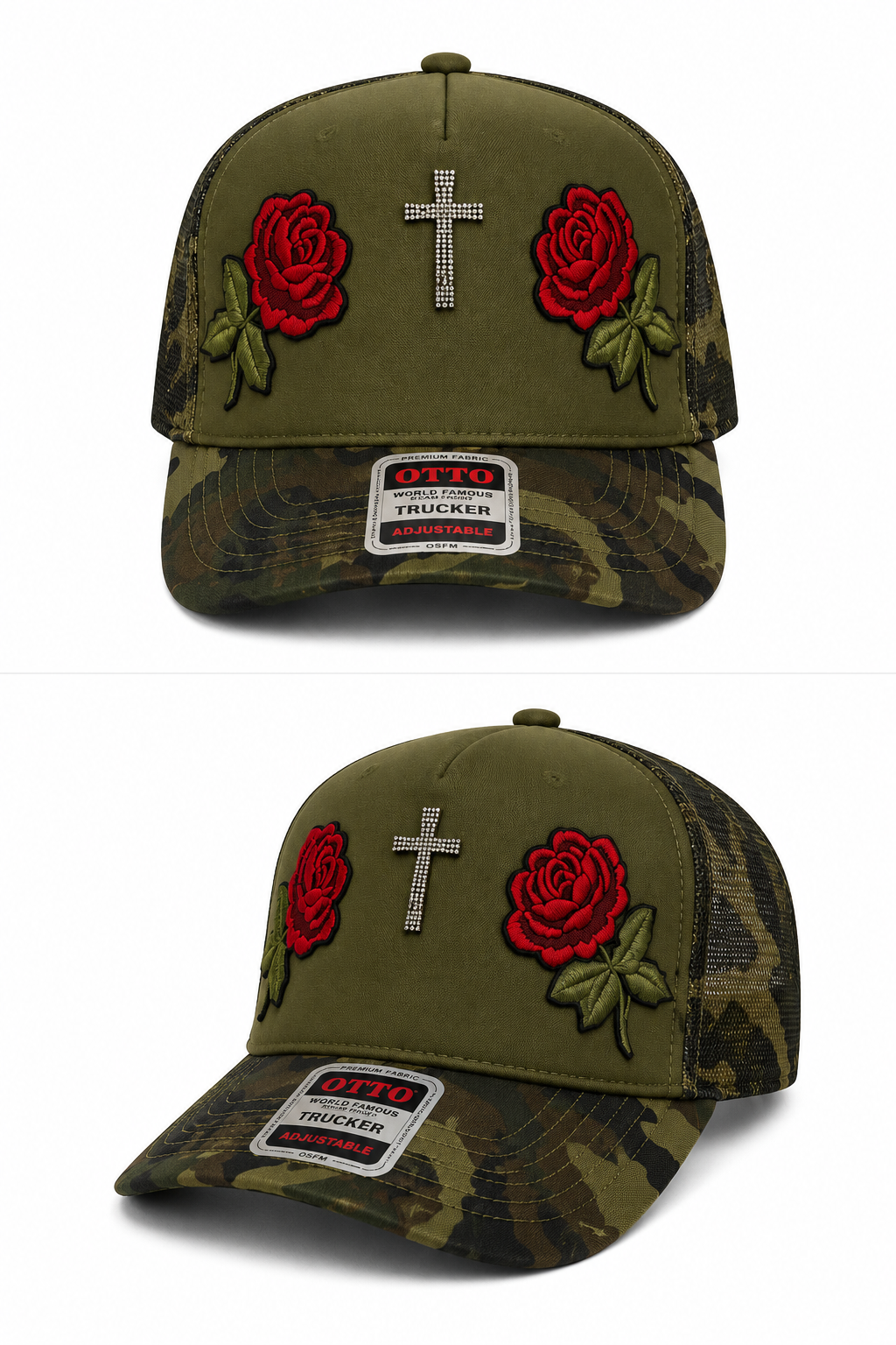 Grace & Bloom Camo Snapback