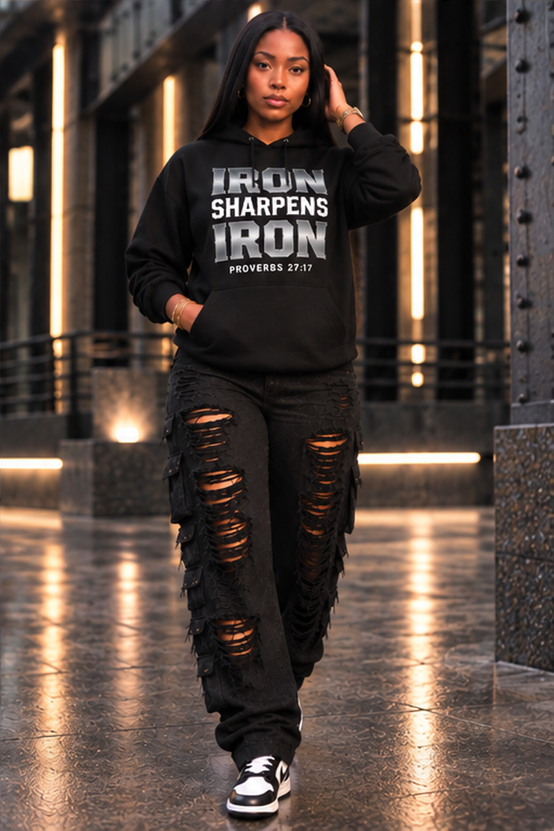 IRON SHARPENS IRON FAITH  BASED  Hoodie
