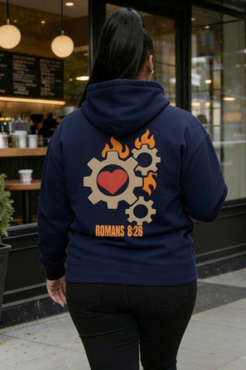 PURPOSE DRIVEN BLACK HOODIE