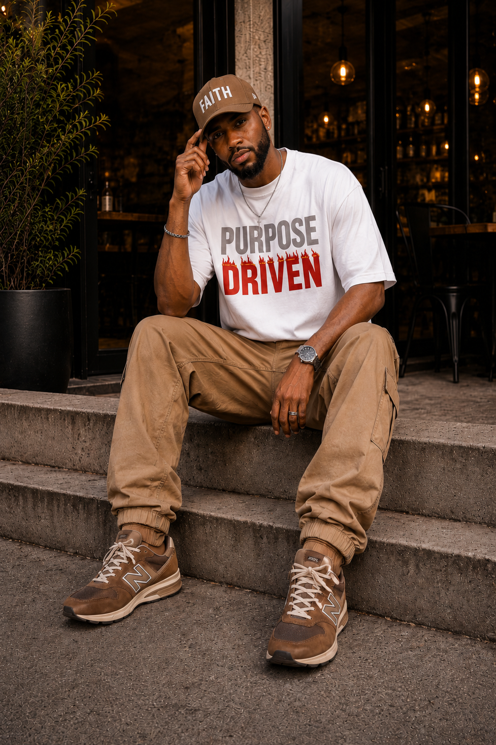 PURPOSE DRIVEN T-SHIRT [ Romans 8:28]