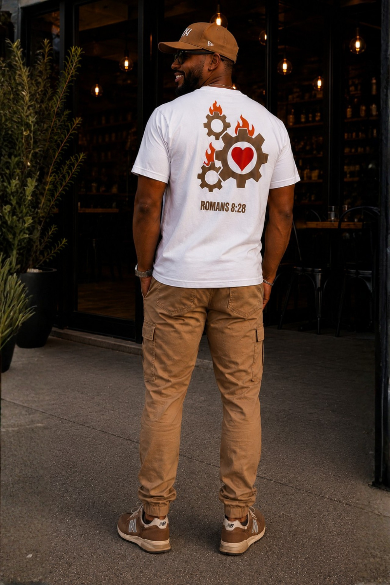 PURPOSE DRIVEN T-SHIRT [ Romans 8:28]